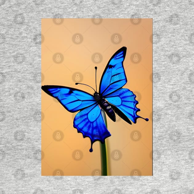 EYECATCHING BLUE BUTTERFLY by sailorsam1805